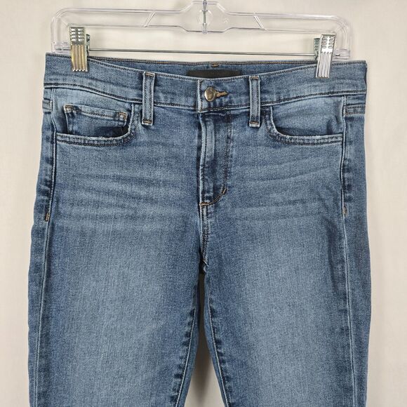 Joe's Jeans Women's 27 Blue Medium Wash The Icon Mid Rise Skinny Ankle - Picture 2 of 16